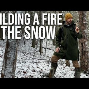Building A Fire &Amp; Harvesting Drinking Water In The Snow | On Three
