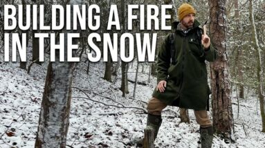 Building A Fire &Amp; Harvesting Drinking Water In The Snow | On Three