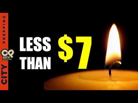 How to Make a 300 Hour Candle!  A Simple DIY Guide