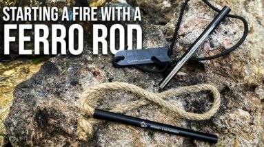 How To Use A Ferro Rod | Whiskey &Amp; Wilderness Firestarting Kit