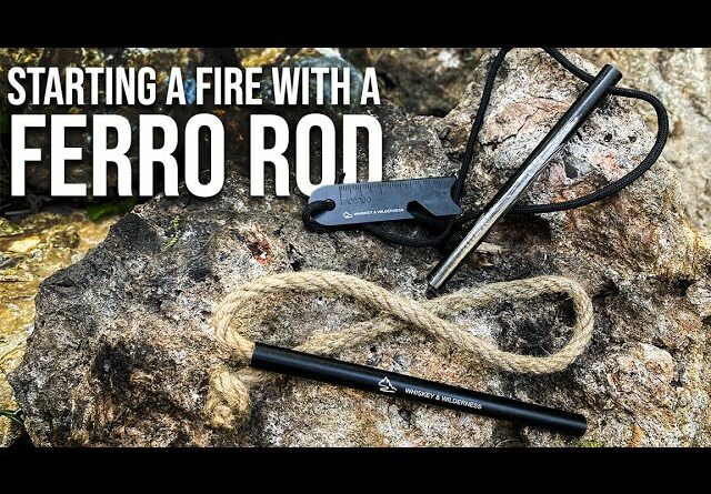 How to Use a Ferro Rod | Whiskey & Wilderness Firestarting Kit