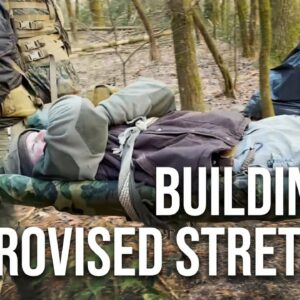 Improvised Stretcher And Transporting A Comrade In The Field | On Three
