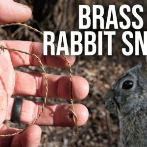 Making A Rabbit Snare With Brass Wire | Tjack Survival