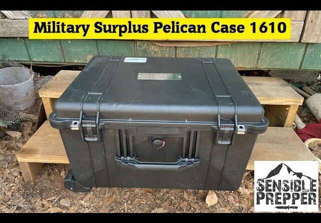 New Military Surplus Pelican Model 1610 Case Review