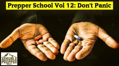 Red Pill Or Blue Pill? Don'T Panic!   Prepper School Vol. 12