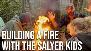 Teaching Kids To Make A Fire | On Three