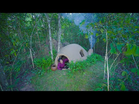 Girl Build The Most Creative Underground House