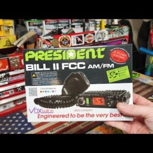 President Bill Ll Fcc Am/Fm Ultra-Compact Radio
