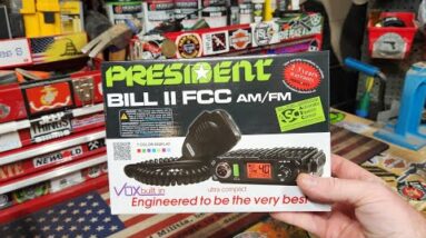 President Bill Ll Fcc Am/Fm Ultra-Compact Radio