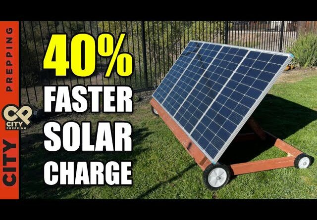 How to Build a Solar Stand / Sun Tracker (DIY)