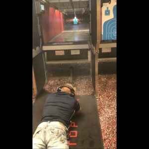 50 Bmg Sniper Rifle Takes Out Indoor Gun Range Backstop