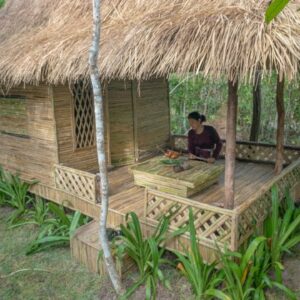 The Most Beautiful Survival Bamboo Villa By Girl Build | Survival Shelter Ideas