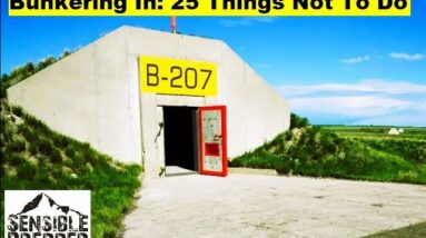 Bunkering In: 20 Things Not To Do!