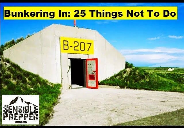 Bunkering In: 20 Things not to do!