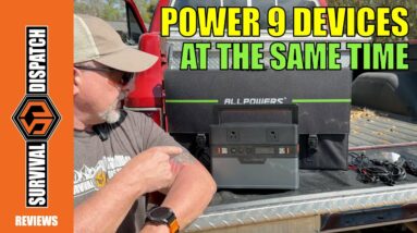 Grid Down: Charge Up With The Allpowers S700 Power Station &Amp; Solar Panel