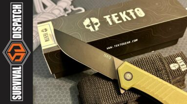 Prepper Edc Survival Gear: Tekto F1 Alpha Knife Review