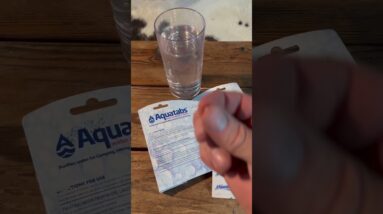 How To Purify Untreated Well Water With Aquatabs, But How Does It Taste?