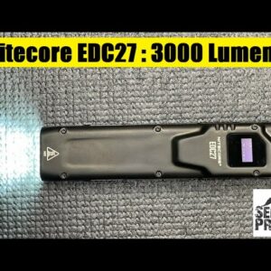 Nitecore Edc27 Flat Flashlight With 3000 Lumens