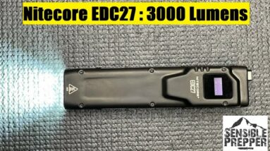 Nitecore Edc27 Flat Flashlight With 3000 Lumens