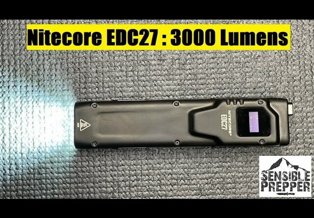 Nitecore EDC27 Flat Flashlight with 3000 Lumens