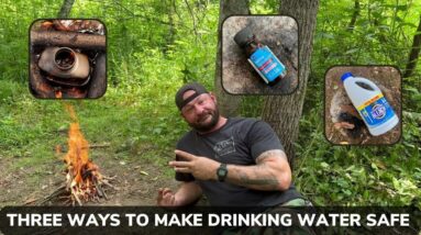 Corporals Corner Mid-Week Video #12 Three Simple Ways To Make Water Safe While In The Woods.