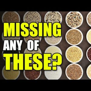 21 Overlooked Grains That Will Keep You Alive (Prepper Pantry Food Items)