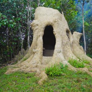 Amazing Girl Build The Most Incredible House For Living By Ancient Skills