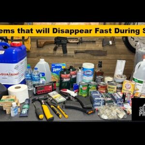 50 Items That Will Disappear Fast During Shtf