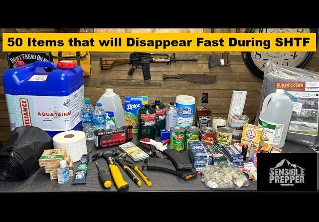 50 Items that will Disappear Fast During SHTF