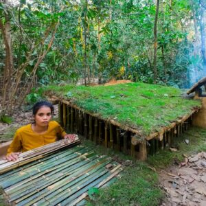 Girl Living Off Grid, Built The Most Secret Underground Home By Ancient Skill