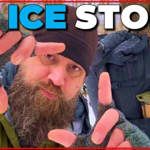 24 Hours in an Ice Storm: Survival Hammock Challenge