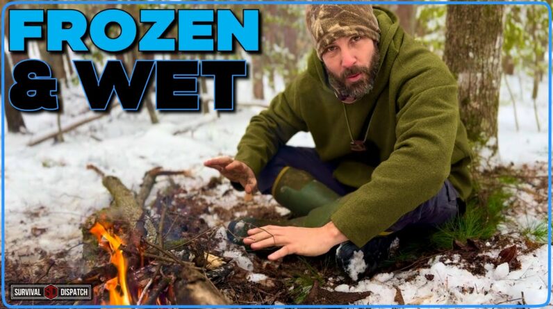 Frozen and Wet 🔥 Fire In The Worst Conditions