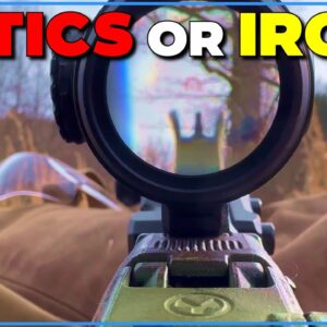 Optics Vs Iron Sights | Which Should You Bet Your Life On?