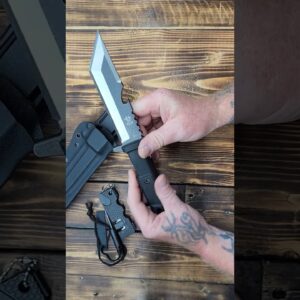 Fixed Blade Knife with Sheath, Survival Knife with Rubber Handle, 11" & ferro rod Full Tang 420HC
