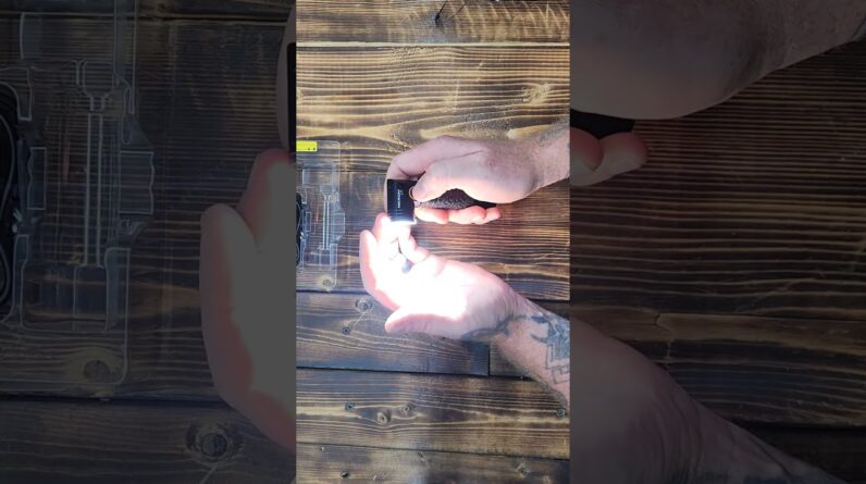 NICRON L71 Tactical Rechargeable Magnetic Flashlight 90 Degree Light, IP65 Waterproof LED 8 Modes