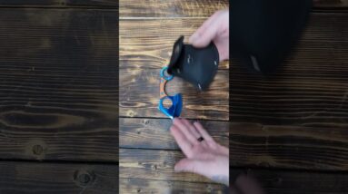 6.5" Blue Hunting Mini Axe 3CR13 Stainless Steel Wood Handle https://amzn.to/3JGS4Da