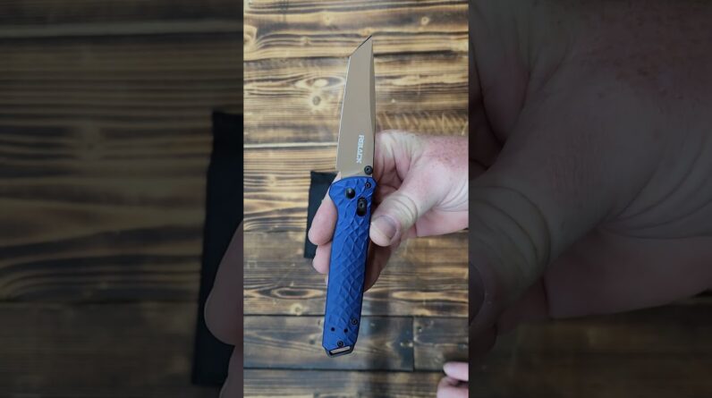 RBLACK Folding Knife with 3.39'' 154CM Steel Tanto Blade, Pocket Knife