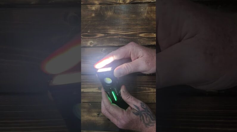 Rechargeable Magnetic EDC Flashlight 2000 Lumens with RGB and UV Lighting 2 Rechargeable Magnetic EDC Flashlight 2000 Lumens with RGB and UV Lighting