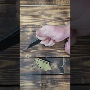 EDC Fixed Blade Knife with Sheath, Camping Knife Fixed Blade 2.2" DC53 Steel edc Survival