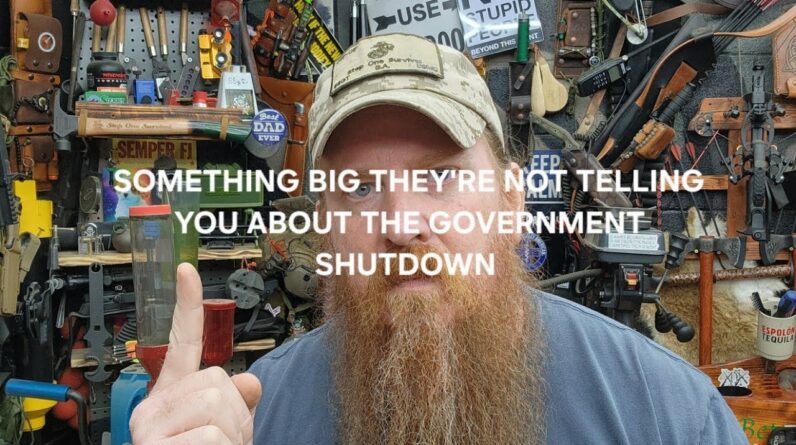 SOMETHING BIG THEY'RE NOT TELLING YOU ABOUT THE GOVERNMENT SHUTDOWN