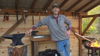 Building an Off Grid Forge on My Alaskan Homestead