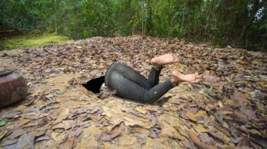 Building the Most Secret Underground Home Villa with Swimming Pool