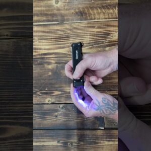 Glavoya EDC Flashlight Rechargeable,1200 Lumens Ultra Bright Flat Flashlight with 9 Modes