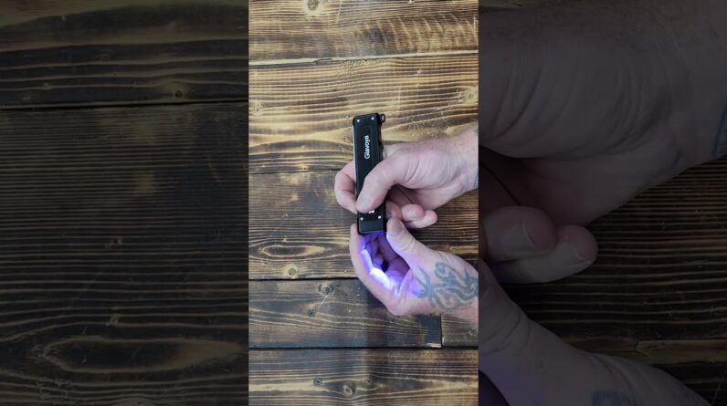 Glavoya EDC Flashlight Rechargeable,1200 Lumens Ultra Bright Flat Flashlight with 9 Modes