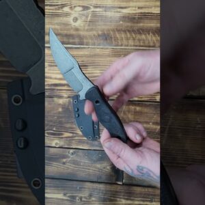 EDC Fixed Blade Knife with Sheath, Camping Knife Fixed Blade 3.9" DC53 Steel https://amzn.to/4acZIAC