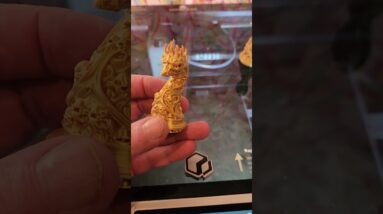 3D Printing Crazy Skull Chess Pieces with qidi tech q2 3D printer