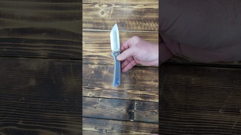 LOTHAR ChallengerK1 Pocket Folding Knife, 3.45" 14C28N Inlaid Damascus G10 https://amzn.to/4rQTLzA