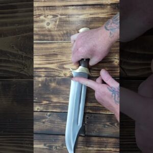 Extremely Large Bowie Knife Stupid Large! https://amzn.to/48I1GXq