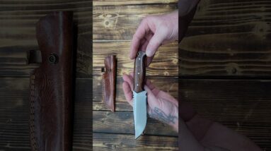 Bushcraft Knife - 10 inch Full Tang D2 Steel Fixed-Blade Knife with Sheath https://amzn.to/4rRfPdx