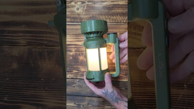 3-in-1 Camping Fan with Flashlight & Lantern USB & Solar Powered, Emergency https://amzn.to/4oZIQkE